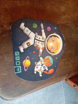 Puzzle Infantil Espacial 3+