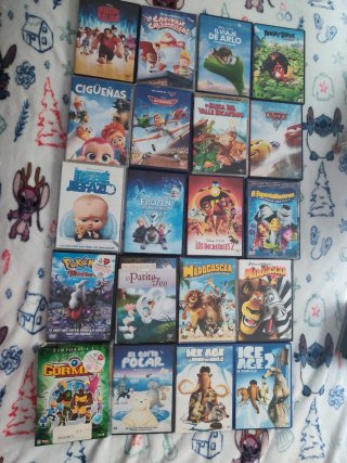 Lote de 19 Películas Infantiles en DVD