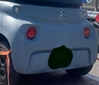 Citroën Ami: parte delantera, parte trasera, parac
