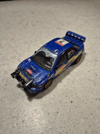 Scalextric Subaru Impreza Efecto Nieve
