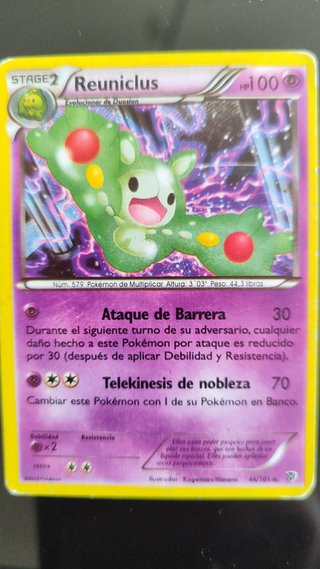 Carta Pokémon Reuniclus (44/101)
