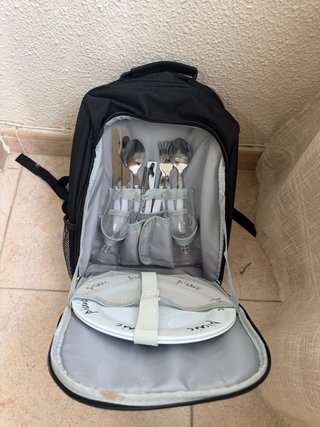 Mochila de Picnic con Vajilla