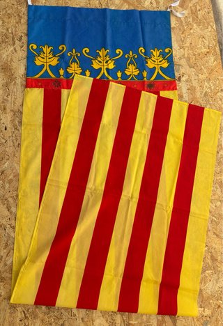 Bandera vintage Comunidad Valenciana / señera
