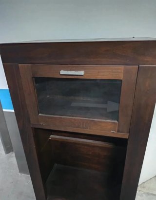 Mueble Bar Vitrina de Madera