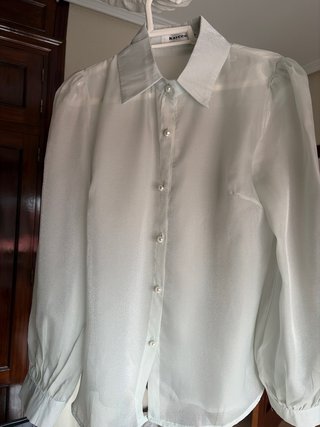 Camisa Verde Agua Kaycee Talla M