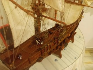 Maqueta de Barco de Madera