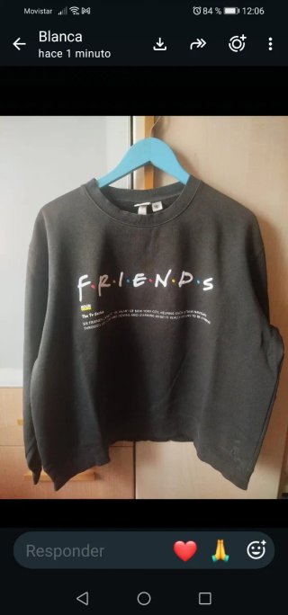 Sudadera Friends Negra