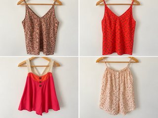 Lote 4 tops de primavera/verano