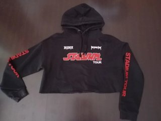 Sudadera Justin Bieber Purpose Tour Negra Talla S