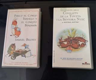 2 Películas VHS Beatrix Potter