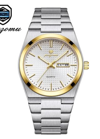 Reloj Paagomu Plateado y Dorado