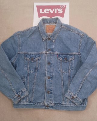 Giacca Trucker Vintage 90s Levi's XXL blu