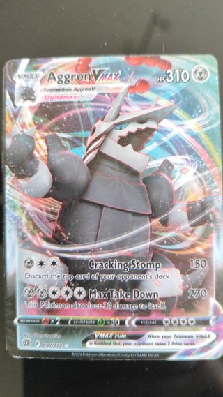 Carta Pokémon Aggron VMAX (097/172)