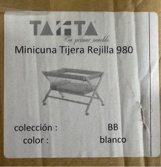 Minicuna Tijera Rejilla 980 Takta