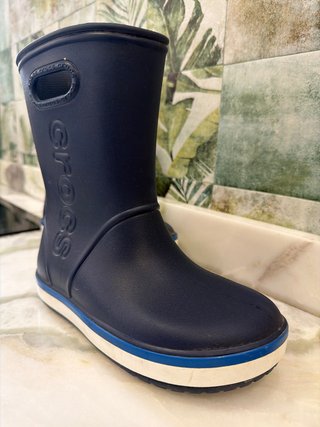 Botas de agua Crocs azules talla 33/34. Niño
