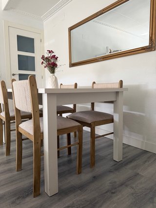 Mesa de Madera Blanca