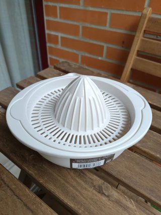 Exprimidor Manual Blanco