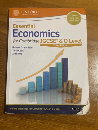 Essential economics for Cambridge IGCSE & O Level