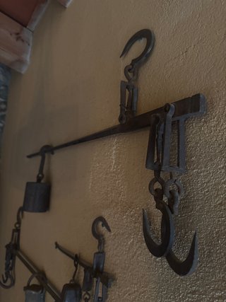 Balanzas antiguas de hierro