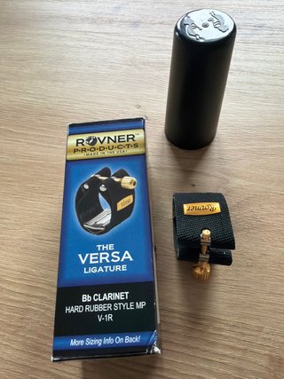 Abrazadera y Tapa Rovner Versa V-1R Clarinete