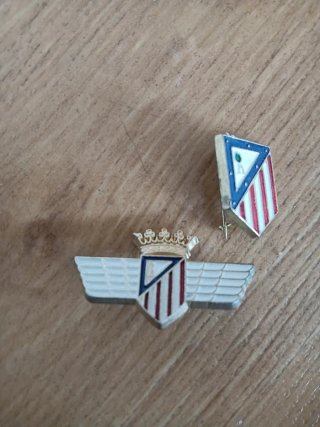 Set de 2 Pins del Atlético de Madrid