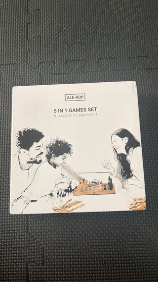 Set 5 en 1 Juegos de Mesa ALE-HOP