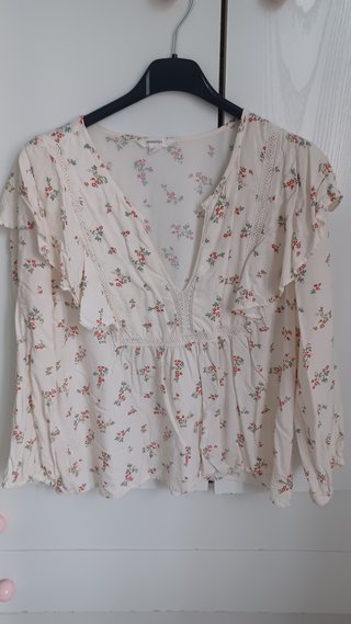 Blusa de flores talla M