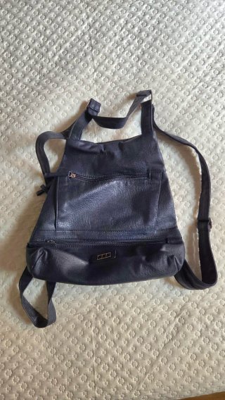 Mochila pequeña azul