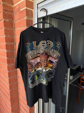 Camiseta Vintage Led Zeppelin Merch 90s