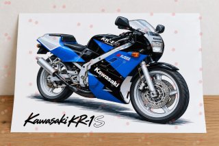 Kawasaki kr-1S cuadro dibujo póster colección
