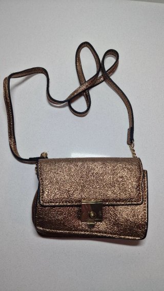 Bolso mini dorado