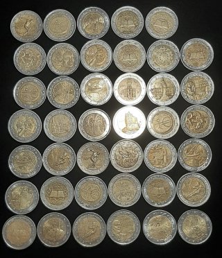 Colección de 41 Monedas Conmemorativas