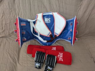 Peto Taekwondo Ikara y Protecciones Ever (7-9anos)