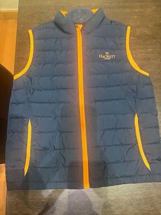 Chaleco Hackett Azul y naranja