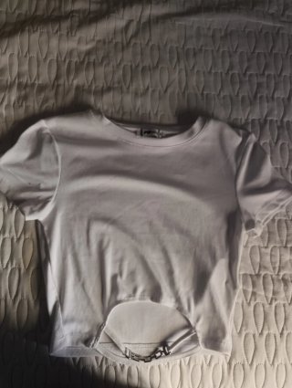 Camiseta corta blanca