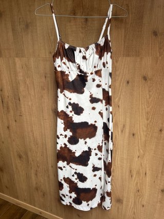Vestido largo estampado