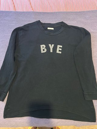 Sudadera negra eseoese con mensaje
