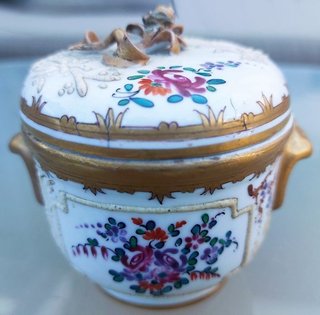 Cajita antigua vintage SXIX, French Edme Samson