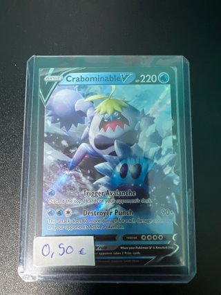 Carta Pokémon TCG Crabominable V