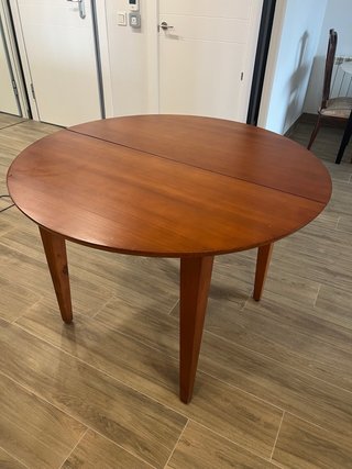 Mesa de Madera Extensible Redonda
