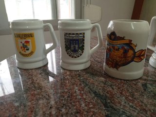 Lote de 3 Jarras de Cerveza Alemane