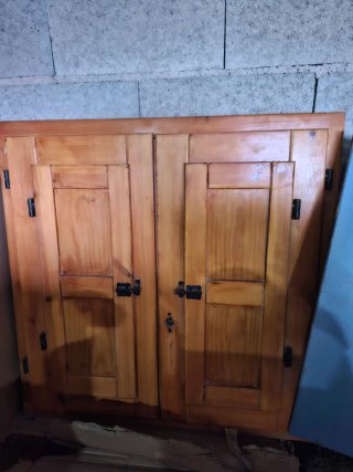 Ventana de madera 80x80 cm