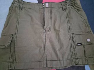 Falda Cargo Vans Verde