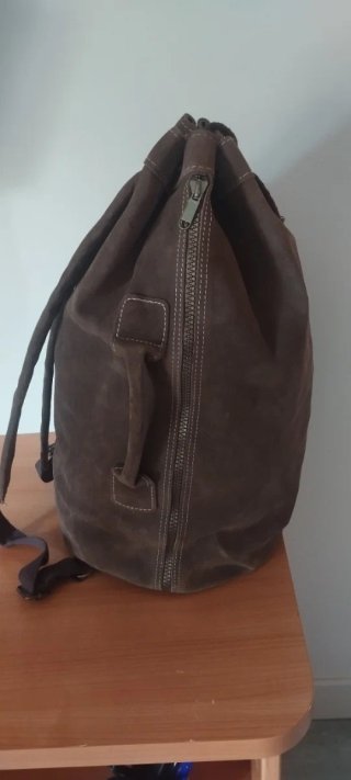 Mochila de Cuero Marrón