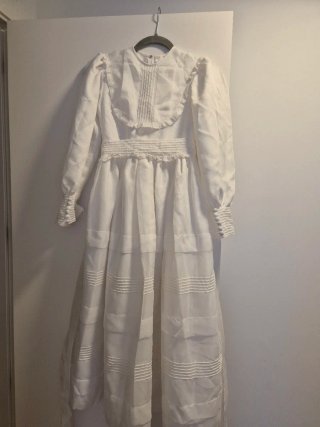 Vestido de Comunión Vintage con Cancán 120 cm