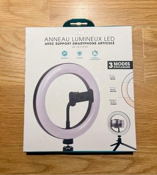 Aro de luz LED YXO con trípode y soporte - nuevo