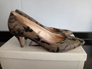 Zapatos de tacón Zara animal print