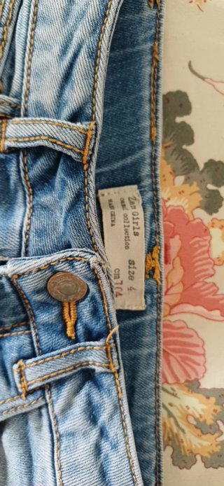 Pantalón Vaquero Niña Zara Girls Talla 4