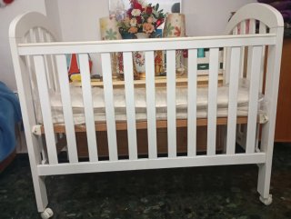 Cuna de Bebé Blanca