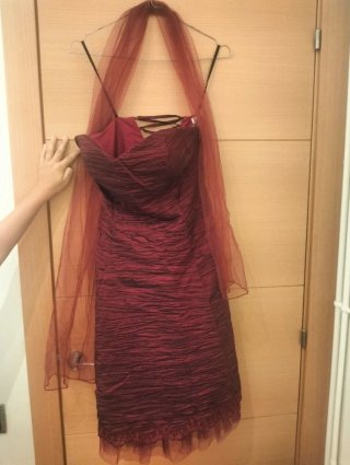 Vestido de fiesta rojo